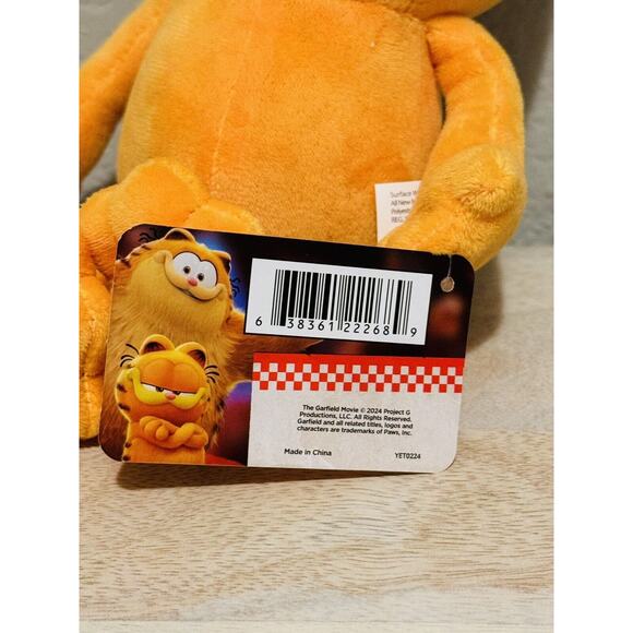 NEW The Garfield Movie Official 8” Garfield Plush Plushie AMC Merch 2024 - Picture 6 of 6
